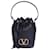 Valentino Mini borsa a secchiello con logo nero VNL - vista 8