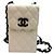 Chanel Borsa a tracolla con catena per telefono classica Caviar Season bianca Bianco - vista 2