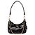 Prada Mini borsa in nylon con paillettes rieditata Nero