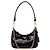 Prada Mini borsa in nylon con paillettes rieditata Nero - vista 4
