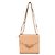 Bottega Veneta Die Clip Quadrat Schultertasche Klein Beige Braun