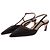 Décolleté slingback Hugo Boss in pelle nera Nero