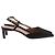 Décolleté slingback Hugo Boss in pelle nera Nero - vista 2