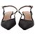 Décolleté slingback Hugo Boss in pelle nera Nero - vista 4