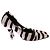 Décolleté slingback Patrizia Pepe in pelle nera taglia 38 Nero - vista 2