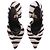 Décolleté slingback Patrizia Pepe in pelle nera taglia 38 Nero - vista 6