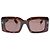 Tom Ford Gafas rectangulares de carey Castaño - vista 2