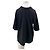 Autre Marque Camiseta de algodón negra 440ME Negro - vista 2