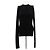 Autre Marque Top negro de mangas largas