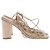 Autre Marque Denim und rosa Sandalen AHDIID Größe 38 Beige - Ansicht 2