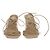 Autre Marque Denim und rosa Sandalen AHDIID Größe 38 Beige - Ansicht 4