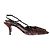 Décolleté slingback leopardate Ba&Sh marroni in pelle Marrone - vista 2