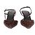Décolleté slingback leopardate Ba&Sh marroni in pelle Marrone - vista 4