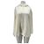 Autre Marque Top de seda con capucha crema "Nuka" Beige