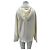 Autre Marque Top de seda con capucha crema "Nuka" Beige - vista 2
