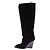 Botas Paris Texas de ante negro con flecos - vista 3