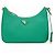 Prada Borsa hobo in tessuto Saffiano Lux con catena Verde
