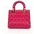 Lady Dior Mittel Rosa Pink - Ansicht 2
