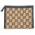 Gucci Clutch in lana Marrone - vista 2