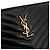 Saint Laurent Clutch Media Nero - vista 3