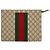 Gucci Clutch GG Supreme Marrone