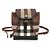 Burberry Canvas Check Micro Backpack Brown