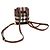 Burberry Canvas Check Micro Backpack Brown - view 3