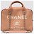 Chanel Borsa da bowling Deauville rosa versione con chip interno - vista 2