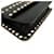Valentino Borsa a tracolla Rockstud Nero  - vista 7