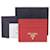 Saffiano Prada Tarjetero con Logo Triángulo Roja  - vista 1