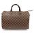 Louis Vuitton Borsa Tote Speedy in Tela Damier Ébène Marrone