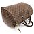 Louis Vuitton Borsa Tote Speedy in Tela Damier Ébène Marrone - vista 3
