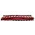 Valentino Borsa Clutch Rossa con Borchie Dorate Edizione Limitata Rosso