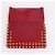 Valentino Borsa Clutch Rossa con Borchie Dorate Edizione Limitata Rosso - vista 8