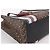 Burberry Borsa a spalla ritratto E-Canvas Stripe Marrone - vista 5