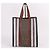 Burberry Borsa a spalla ritratto E-Canvas Stripe Marrone - vista 8
