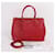 Prada Saffiano Double Handle Red Bag Rosso - vista 6