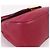 Fendi Borsa a tracolla quadrata in pelle rosa Rosso - vista 2