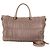Prada Grande Borsa in Pelle Gaufre per Donne Marrone