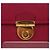 Salvatore Ferragamo Portafoglio lungo da donna Ferragamo in oro e bordeaux Rosso - vista 8