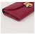 Salvatore Ferragamo Portafoglio lungo da donna Ferragamo in oro e bordeaux Rosso - vista 9