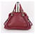 Chloé Paraty Burgundy Medium Bag Rosso - vista 5