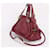 Chloé Paraty Burgundy Medium Bag Rosso - vista 6