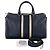 Gucci Borsa Boston in pelle blu navy