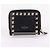 Valentino Rockstud Black Zip Wallet Nero - vista 5