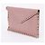 Valentino Borsa Clutch Donna Rockstud Beige Scuro Marrone - vista 2