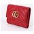 Gucci Cartera GG Marmont Matelassé Roja - vista 2
