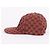 Gucci Baseballkappe mit GG-Logo aus Canvas Rot - Ansicht 4