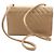 Chanel Beige Lammleder Chevron Umhängetasche Braun - Ansicht 3