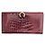 Gucci Cartera larga Wani Gold en forma de herradura burdeos Roja